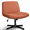 Standard-Brown, variant on Celtoss Criss Cross Home Office Chair, Fabric Armless Swivel Task Computer Chair with Wheels, Beige