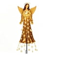 thumbnail image 4 of Clearance! Angel Blessing Magic Fountain - Flowing Snowflake LED Christmas Garden Light, Solar Christmas Yard Stake with Cascading LED Strands, Outdoor Grave Memorial Cemetery Yard Decor, 4 of 7