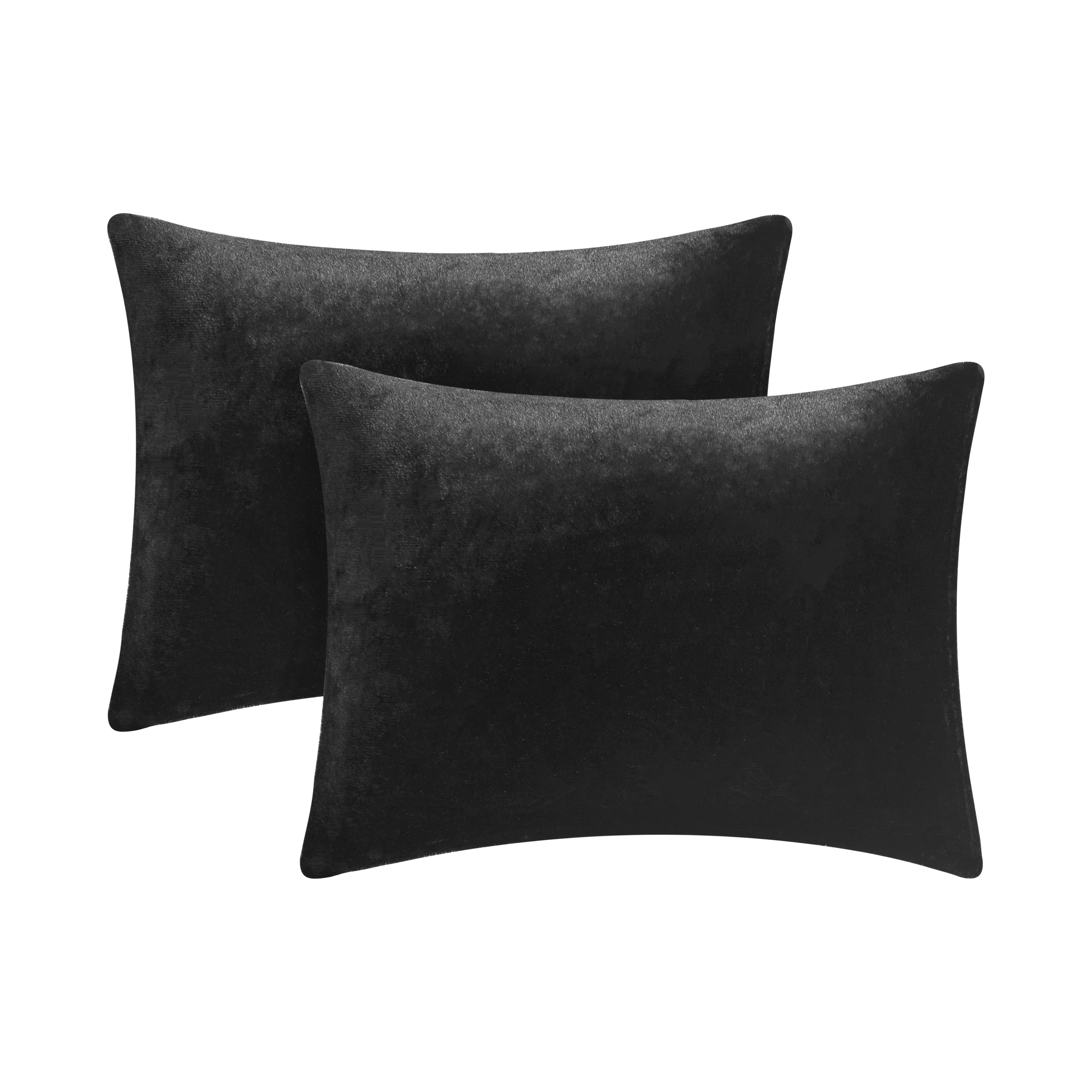 Mainstays 11-Piece Bed in a Bag Comforter Set with Sheets, Black Faux Fur, Queen, Unisex