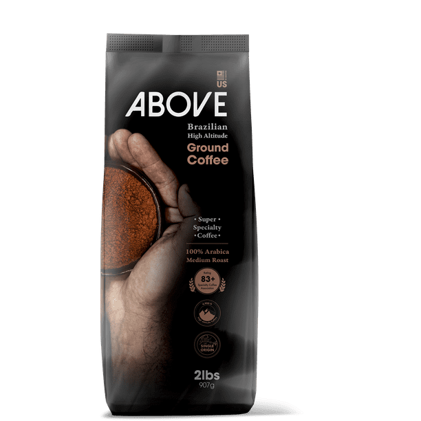 Above Coffee 100 Arabica Ground Coffee 2Lb 4th Generation Single