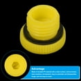 thumbnail image 4 of Tapones de sujeción M14x1.5 de Uxcell, tapón de extremo hexagonal roscado macho de plástico, paquete de 6, 4 of 5