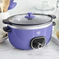 thumbnail image 2 of GreenLife 6qt Healthy Ceramic Nonstick Slow Cooker | Periwinkle, 2 of 10