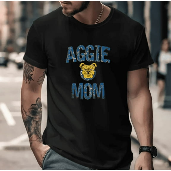 Aggie Mom Unisex Jersey College Pride Graphic Unisex T-Shirt, for men & women, up to size 5XL