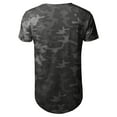 thumbnail image 3 of Ma Croix Men's Casual Longtail T-Shirts Hip Hop Urban, 3 of 4