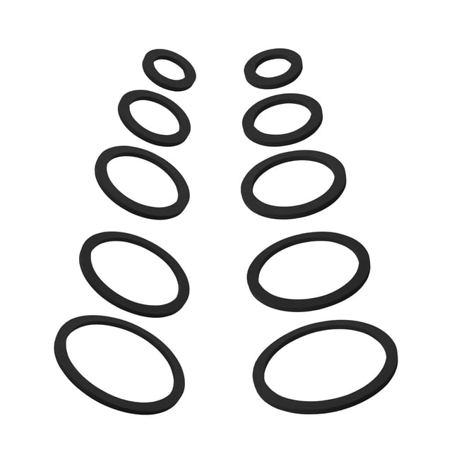 Juego de anillos de bloqueo de hierba para pecera, canal flotante para plantas de acuario, fácil de usar, EVA, portátil, intercepta plantas flotantes, Negro