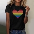 thumbnail image 2 of T-Shirt à Manches Courtes Imprimé Col Rond Mode Décontractée pour Femmes pour Usage Quotidien, 2 of 4
