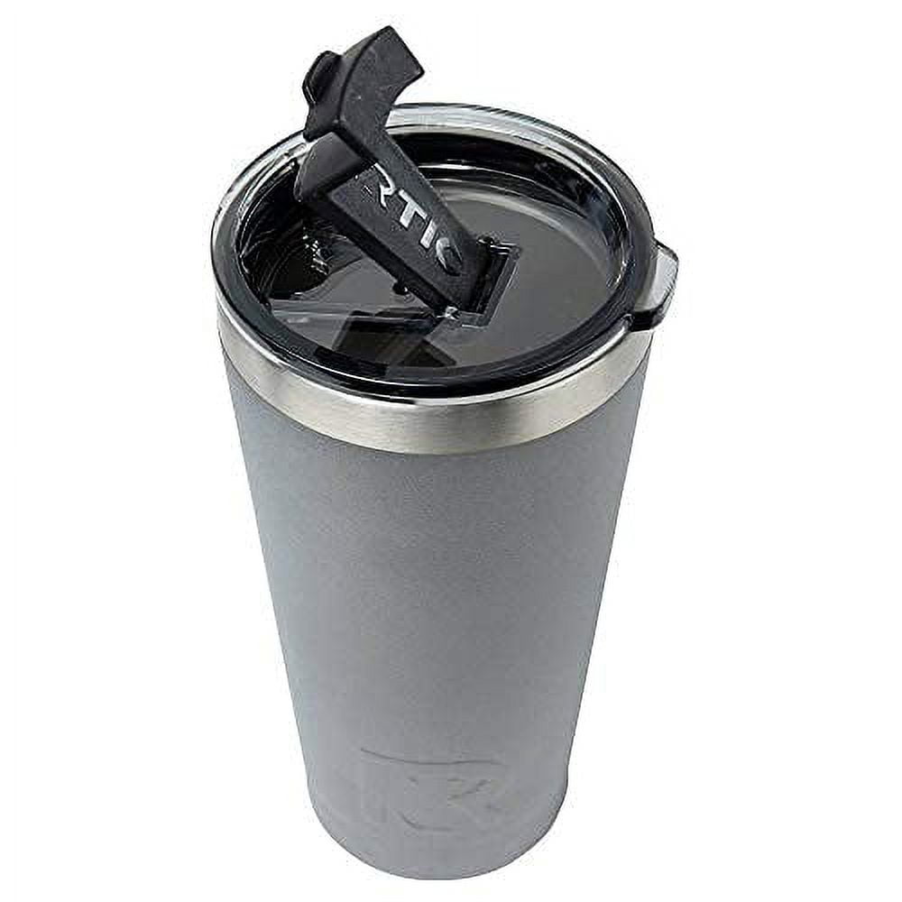 RTIC Pint 16 oz Insulated Tumbler Stainless Steel Metal Coffee, Frozen  Cocktail, Drink, Tea Travel Cup with Lid, Spill Proof, Hot and Cold,  Portable Thermal Mug for Car, Camping, Olive 