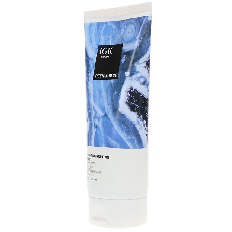 IGK Color Depositing Mask Peek-A-Blue 6oz IGK Color Depositing Mask Peek-A-Blue 6oz