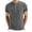Dark Gray, variant on IROINNID Men's Basic Solid Half Button Casual Short Sleeve Crew T-Shirt