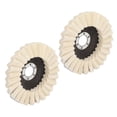 thumbnail image 4 of Polishing Wheel, Wear Resistant Easy Installation 2Pcs Compressed Wool 5in Grinding Disc  For Metal And Stone  Processing, 4 of 8