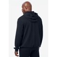 thumbnail image 3 of KingSize Men's Big & Tall Heavyweight Double Knit Zip Hoodie, 3 of 4