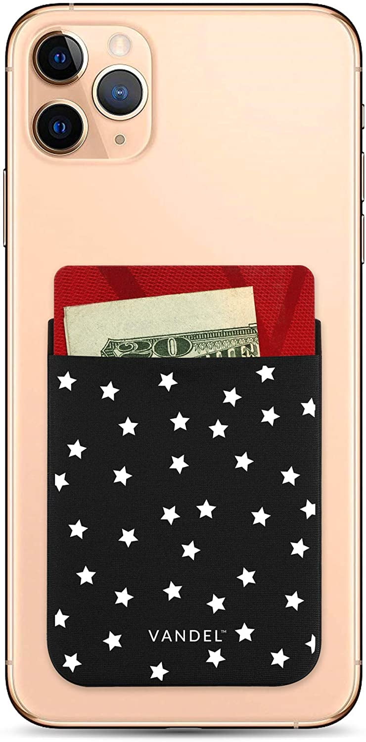 Vandel Pocket Stick On Fabric Cell Phone Wallet Credit Card Holder