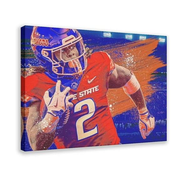 American Football Ashton Jeanty Posters Sports Star 03 Canvas Poster