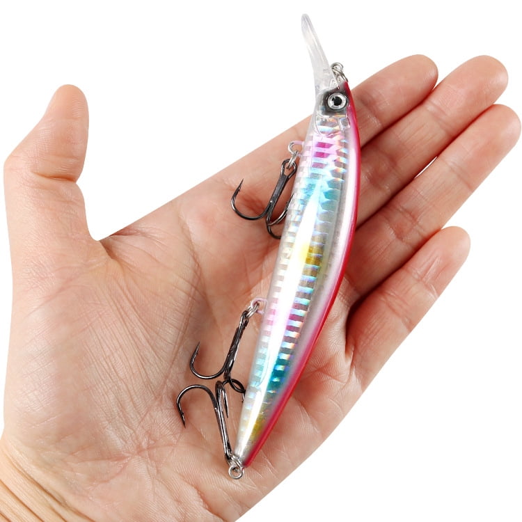 2PC Fishing Lures Jigs With Hook 36g Sea Fishing Sinking Minnow Plastic Fishing Tackle Bait