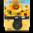 thumbnail image 4 of Cámara Vlogging Con Lente Dual HD De 50MP, Cámara Compacta Antivibración Zoom Digital 16X, Juegos MP3 Luz De Relleno OTG Y Transmisión Para Fotografía Video, 4 of 7