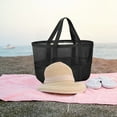 thumbnail image 6 of KQJQS Beach Bag with Zipper - large Waterproof Pool Bag with Mesh and Pockets Beach Tote Bag Sandproof,Swim for Women ﻿, 6 of 8