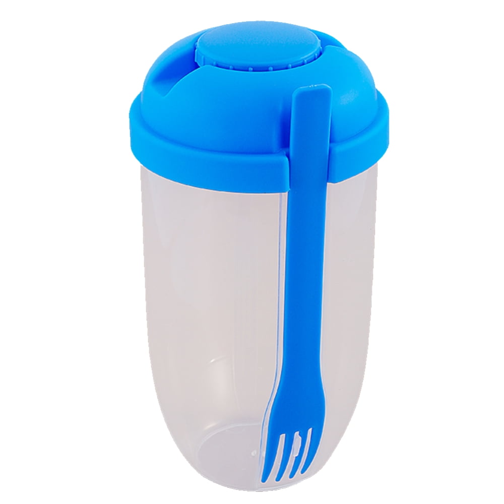 Fresh Salad Cup Set Contains Fork and Portion Cups With Lids,Lunch Box