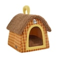 thumbnail image 2 of Cama para gatos de interior, suave, cálida y bonita, con cojín extraíble para gatos, gatitos y perros pequeños. También sirve como casita decorativa t S, 2 of 8
