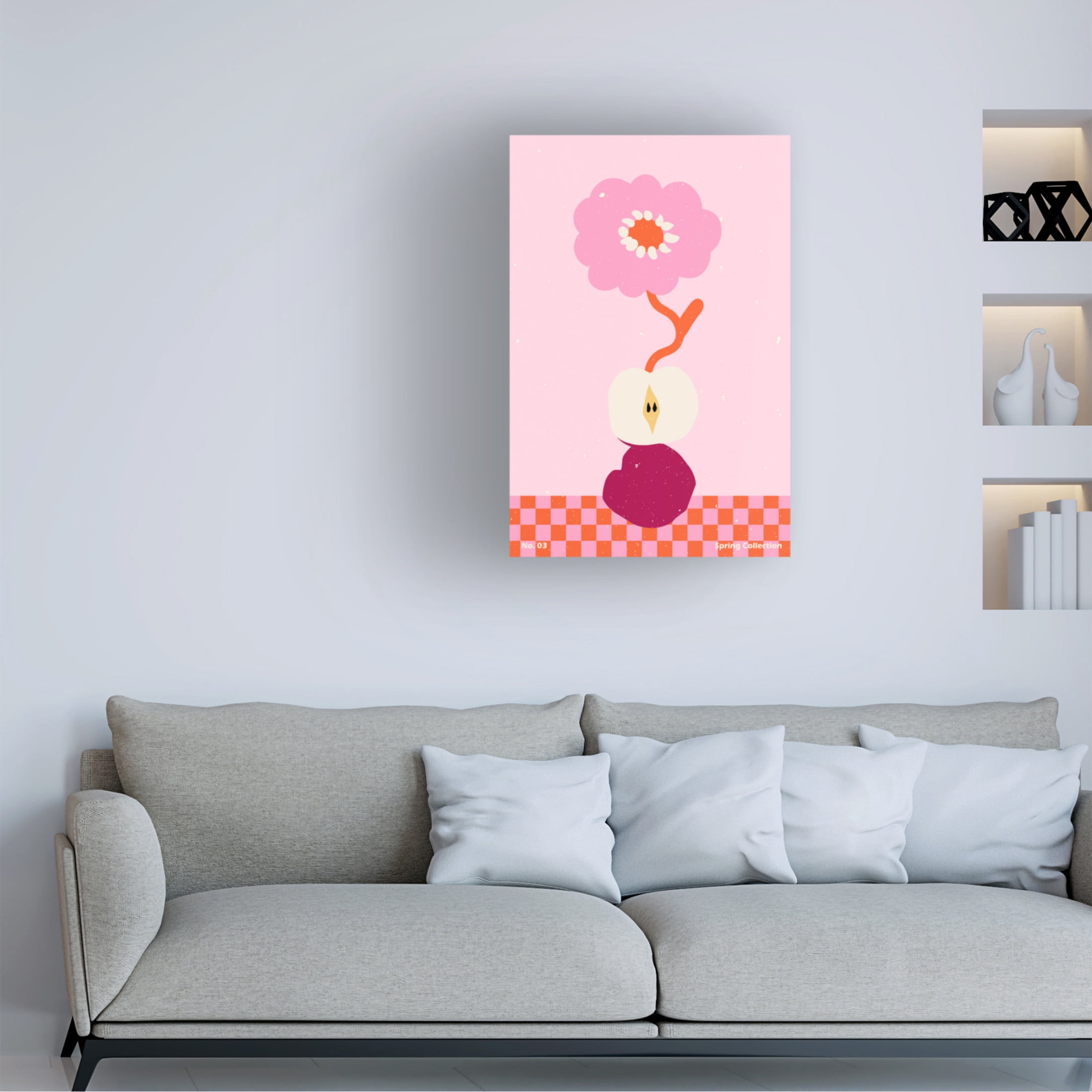 Trademark Fine Art NKTN Spring Flower 03 Canvas Wall Art