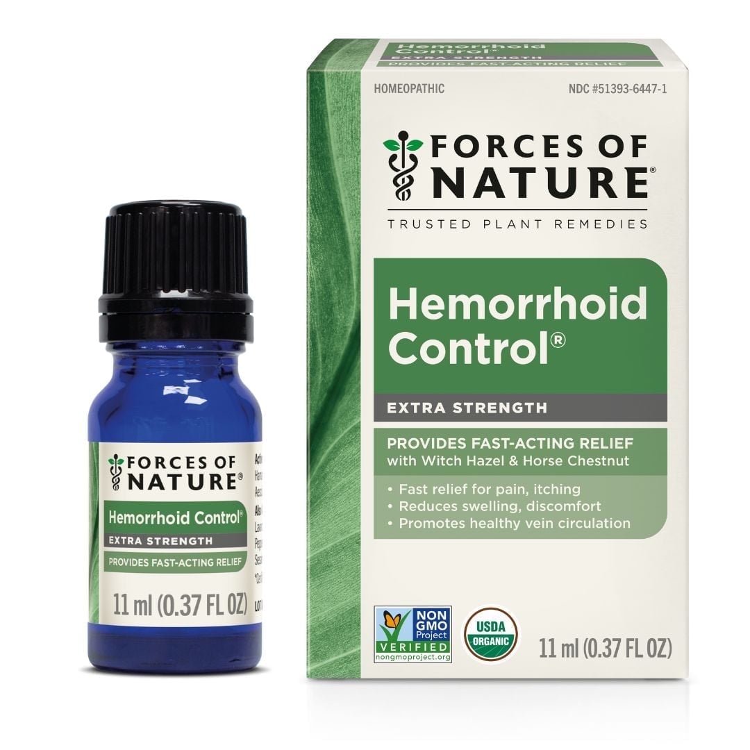 (Pack of 3) Forces of Nature Hemorrhoid Control 0.37 Fl Oz