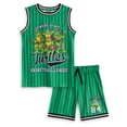 thumbnail image 1 of Teenage Mutant Ninja Turtles Boys Green 2 Piece Basketball Set, 1 of 6