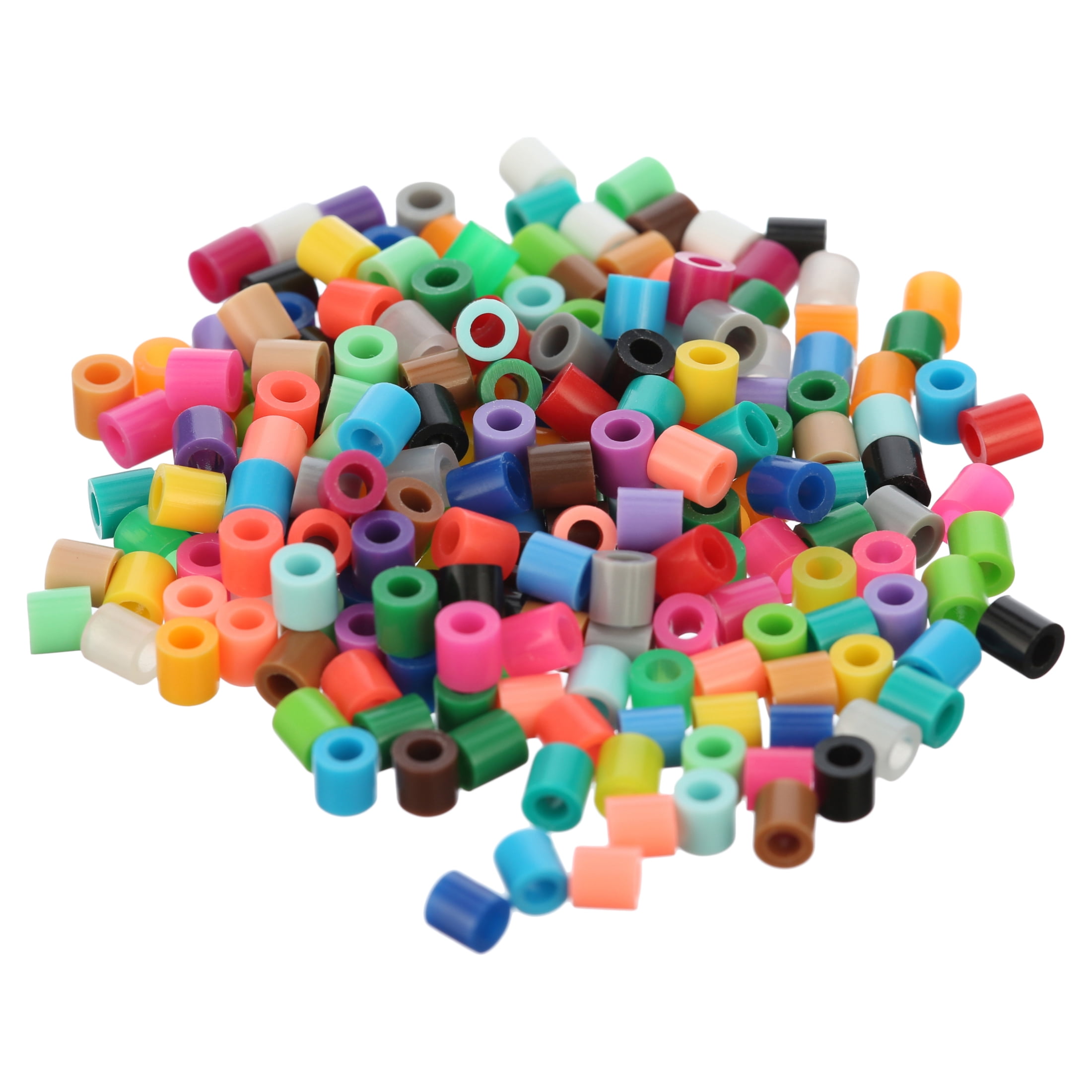 22,000 Fuse Beads 5mm with 100 Full Size Patterns, 20 Pre-Sorted Colors, 4 Big Pegboards, Perler Hama Melty Iron Beads Compatible