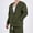 #073-Army Green, variant on Mens Casual Solid Color Zip-Up Hoodie with Pockets Long Sleeve Cardigan Athletic Jacket