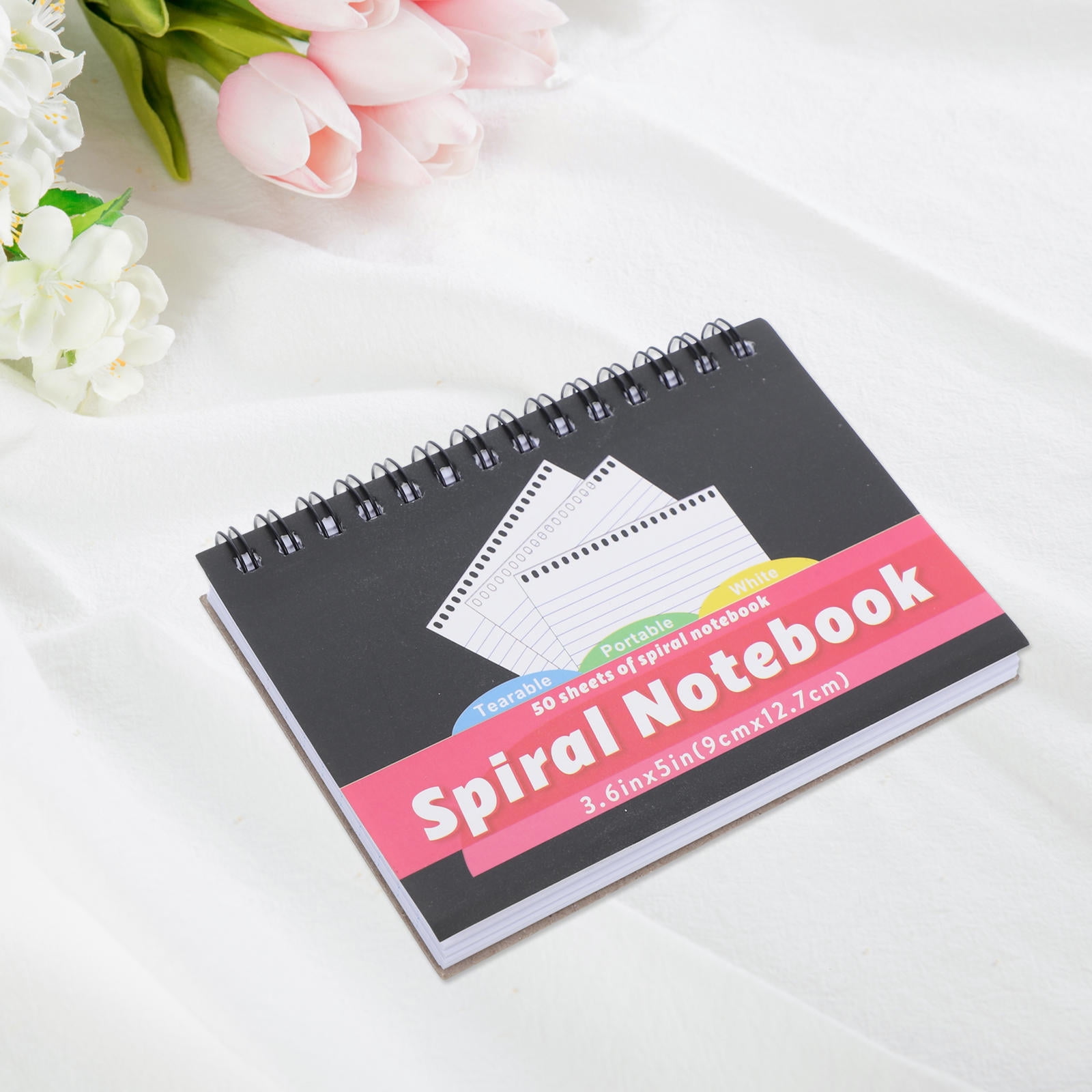 WORGEOUS 9 Pcs  Mini Notepad for Pocket Use mini Spiral Notebook for Memo Notes Notepads Easy To Use Notepads Small Legal Pads Writing Pad (50 Pages/book)