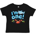 thumbnail image 3 of Inktastic I'm One First Birthday Shark and Crab Boys or Girls Baby T-Shirt, 3 of 5