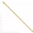 thumbnail image 5 of 14K Yellow Gold 4.5mm Hand-Polished Fancy Link Chain, 5 of 5