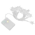 thumbnail image 3 of Cadena de luces LED con 20 cuentas, 3 m, para decoración de interiores, para dormitorio y sala de estar, con brillo cálido y forma de estrella, 3 of 8