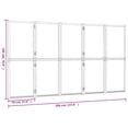thumbnail image 4 of vidaXL 5-Panel Room Divider Cream White 350x180 cm, 4 of 4