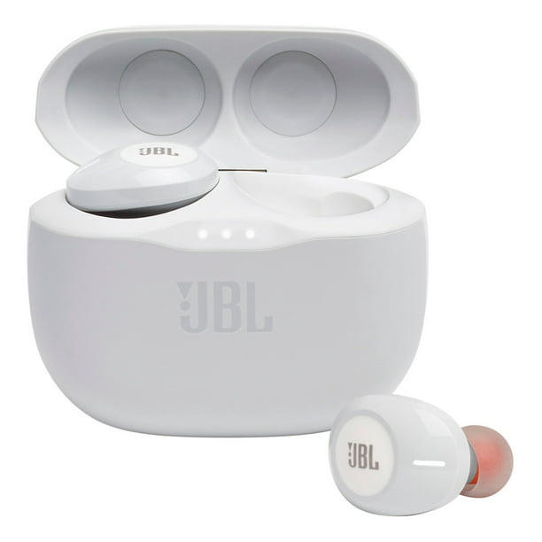 leven kleding zonsopkomst JBL Bluetooth True Wireless Headphones with Charging Case, White, 125TWS -  Walmart.com