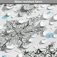 thumbnail image 5 of Snowflake Dog Crate Cover, Lace Style Arrangement of Snowflakes Winter Season Christmas Illustration, Easy to Use Pet Kennel Cover for Dogs, 35" x 23" x 27", Blue Black White, by Ambesonne, 5 of 6