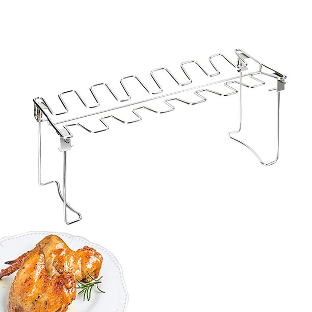 1PC BBQ Rack Practical Barbecue Accessories Stainless Steel Drumsticks