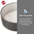 thumbnail image 3 of Ceramic Dog Bowl, 2-Tone Gray, 7 In. - 54701, 3 of 5