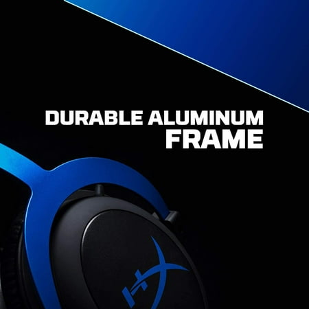 HyperX Cloud - Official PlayStation Licensed Gaming Headset for PS4 and PS5 with In-Line Audio Control, Detachable Noise Cancelling Microphone, Comfortable Memory Foam - Black