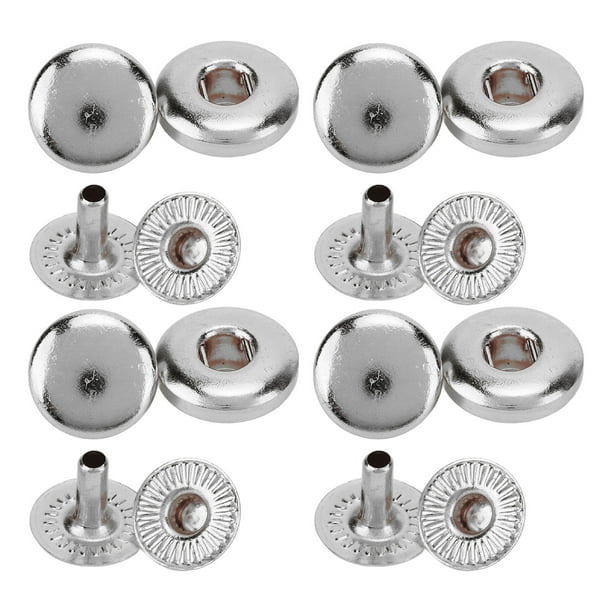 Kit De Cierres A Presión, Cierres A Presión De Cuero Con Brillo Exquisito, Juego De 200, Cobre Premium Resistente Y Duradero Ampliamente Utilizado Para Cuero