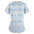 thumbnail image 3 of BDPORKAS Cartoon Scrub Tops for Women with Pockets Cute Cat Print V-Neck Scrubs Soft Comfortable Nursing Uniform Workwear, 3 of 3