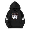 thumbnail image 3 of successthop Spooky Season Hoodies Cute Graphic Ghost Toddler Girls Boys Long Sleeve Winter Fall Pullover Sizes 5-15, 3 of 3