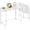 All White, variant on Portable 23.6" Mobile Folding Laptop Desk with Wheels, Rolling Cart Table for Small Space Office Couch or Bed Use in Natural White