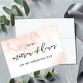 thumbnail image 3 of Koyal Wholesale Wedding Day Gift Cards Set with Envelopes Set of 12, Pink Watercolor, 3 of 5