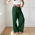 thumbnail image 5 of Dagugfen Athletic Pants for Women Loose Fitted Drawstring Elastic Waist Breathable Summer Casual Workout Full Length Pants, 5 of 8