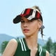 thumbnail image 5 of Balery USA Flag Cross Gorra deportiva con visera ajustable para mujer y hombre (talla única), 5 of 7