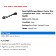 thumbnail image 2 of Rear Right Forward Lower Control Arm - Compatible with 2006 - 2009 Audi A3 Quattro 2007 2008, 2 of 2