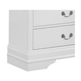 thumbnail image 4 of Transitional Style 6 Drawer Dresser with Metal Pulls White, 4 of 4