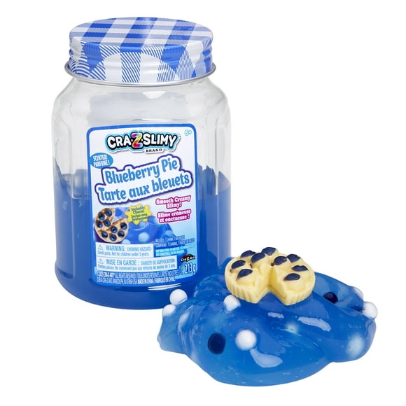Cra-Z-Art Slimy Blueberry Pie Mason Jar Slime, Ages 6+. Great Gift for any occasion.