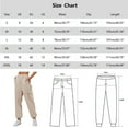 thumbnail image 3 of Sngxgn Womens Lounge Pants Slacks Drawstring Casual Wide Leg Pants for Women Trousers(Blue,XXL), 3 of 4