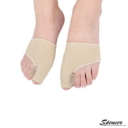 Spencer 1 Pair Gel Pad Bunion Protector Sleeves with Gel Toe Separators Spacers Hallux Valgus Bunion Pain Relief