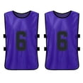 thumbnail image 6 of Vest,Numbered Bibs Vest Soccer Team Numbered 12pcs Kid's Quick Soccer Team Numbered Soccer 12pcs Team Numbered Bibs Purple Hxber Siuke Mewmewcat 12pcs Pinnies Qisuo 12pcs 's Pinnies, 6 of 7
